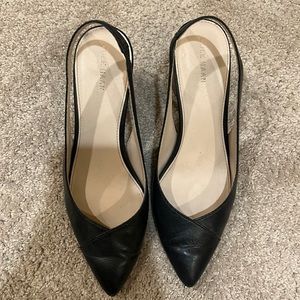 Cole Haan black slingback heels